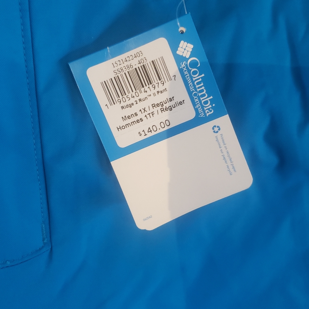 Men's 1x Columbia ski  pants
